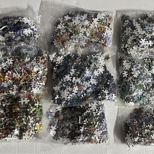 Lot of 9 Mystery Puzzles